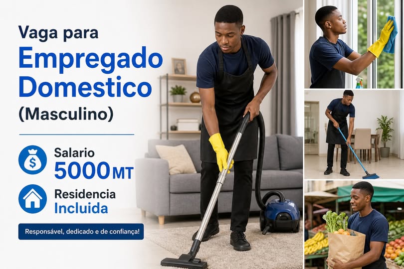 empregado doméstico do sexo masculino